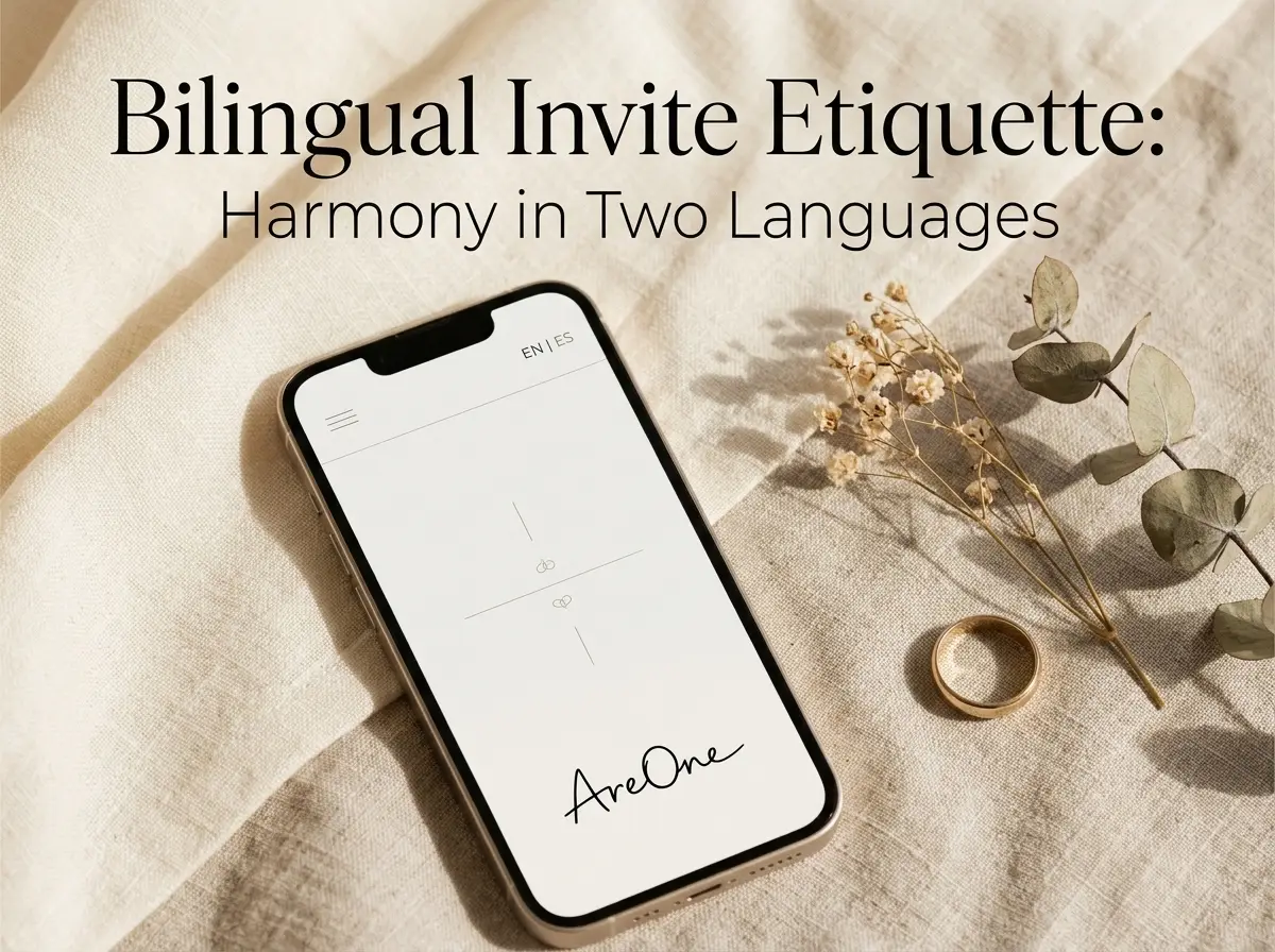 Bilingual Invite Etiquette: Order, Typography, Names