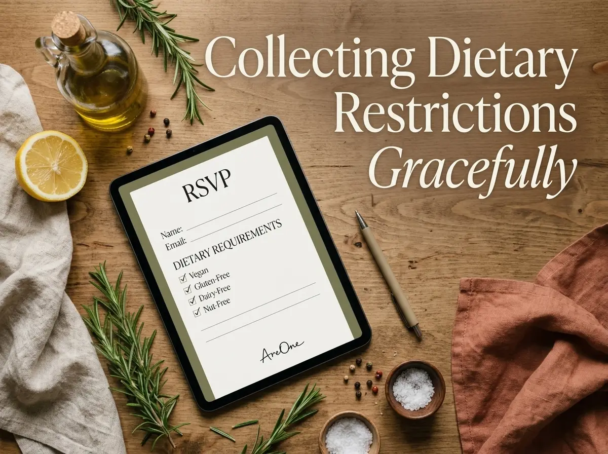 How to Collect Dietary Restrictions for Your Wedding (Without Being Awkward)