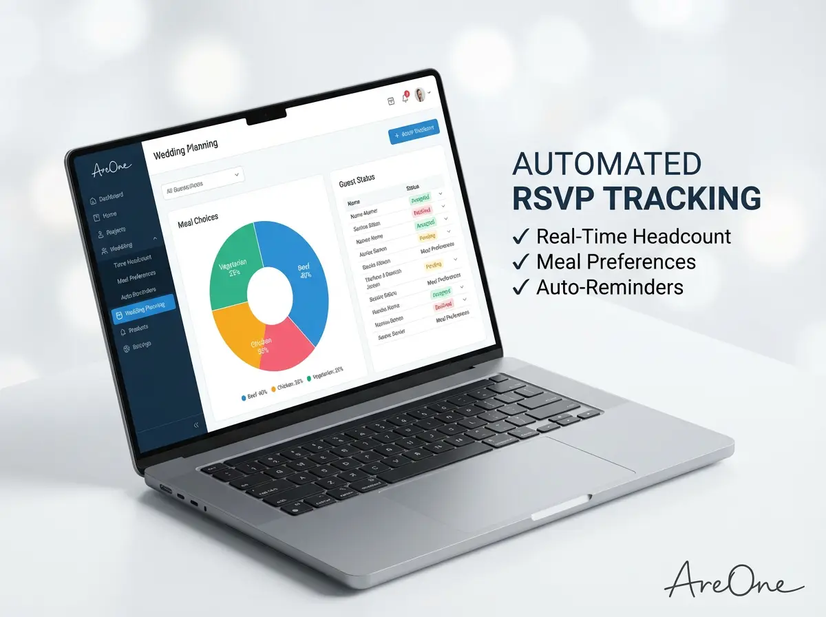 Comparison chart of digital wedding invitation platforms: Paperless Post, Greenvelope, Canva, and AreOne.