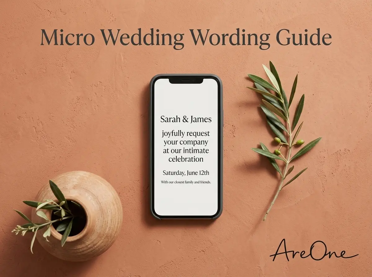 Micro Wedding Invitation Wording: Modern Examples & Etiquette