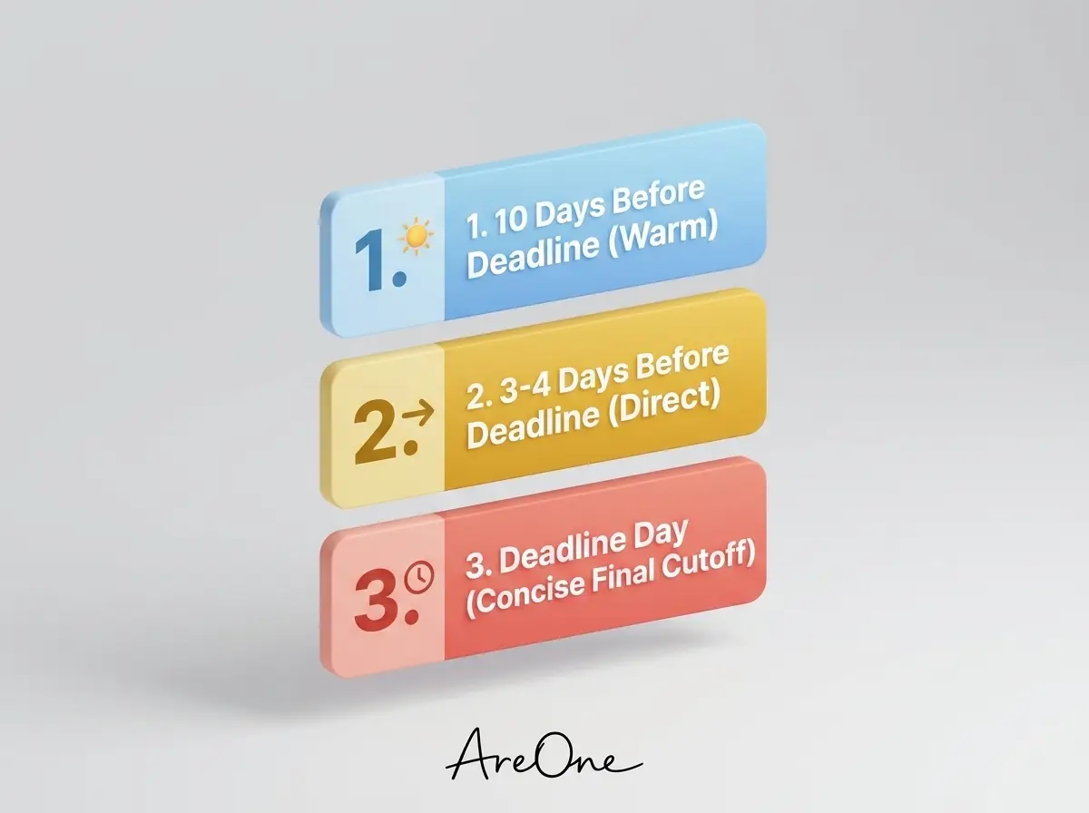 Wording templates for online RSVP