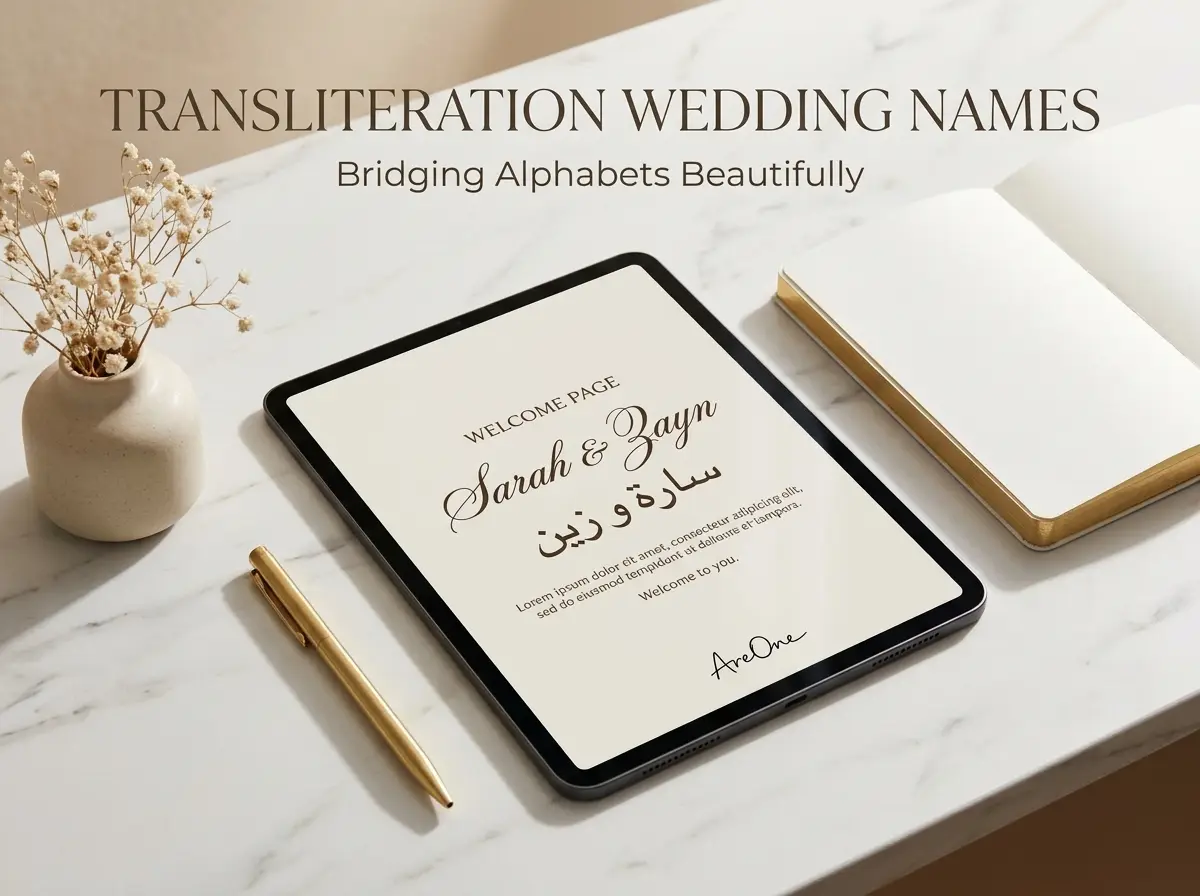 Transliteration Wedding Names: The Across Alphabets Guide
