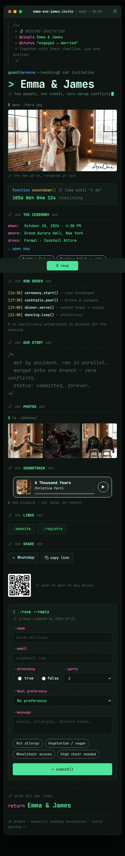 Terminal Code