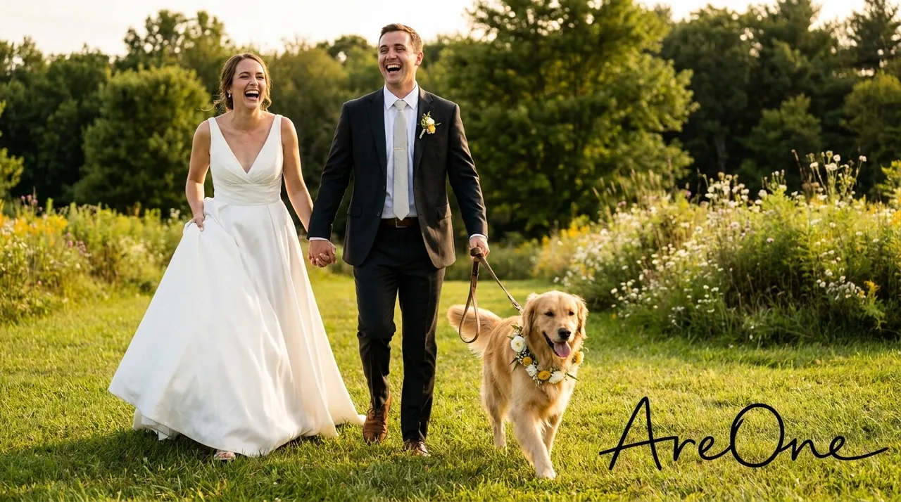 Gather 'round the old barn for vows, feasting and dancing under the lights.